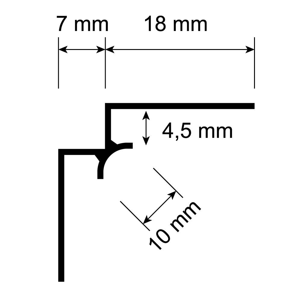 Inneneckschiene